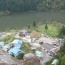 山城公園展望台から早戸温泉を臨む