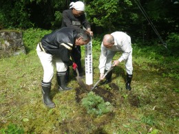 町民桧原植樹